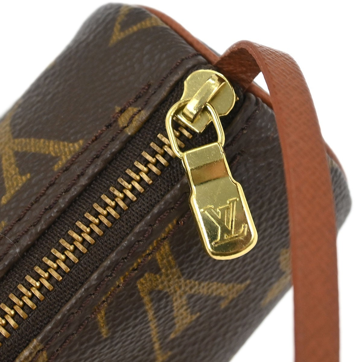 Louis Vuitton Papillon Pochette Monogram Canvas, BROWN, CANVAS, Clutche & pouche