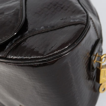 Christian Dior Vintage Saddle Bowler Bag Trotter Canvas, BROWN, CANVAS, Handbag