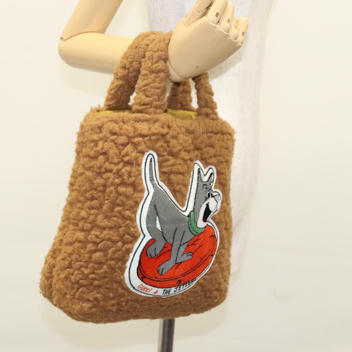Gucci x The Jetsons Children's Tote Wool, BROWN, WOOL, Tote bag