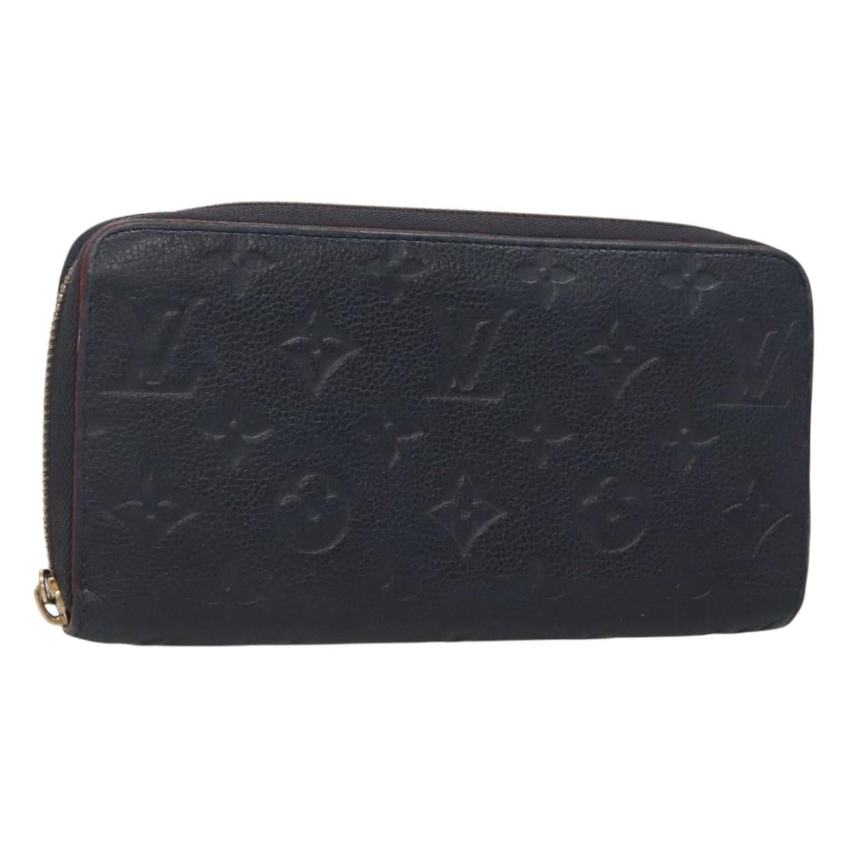 Louis Vuitton Portefeuille zippy Monogramme Empreinte Monogramme Empreinte, NAVY, LEATHER, Wallets