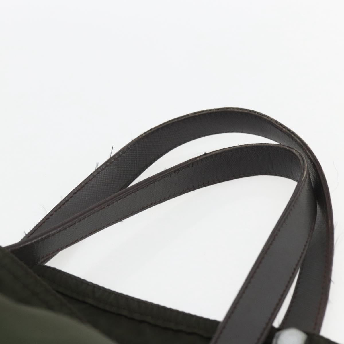 Prada Open Tote Tessuto, KHAKI, NYLON, Tote bag