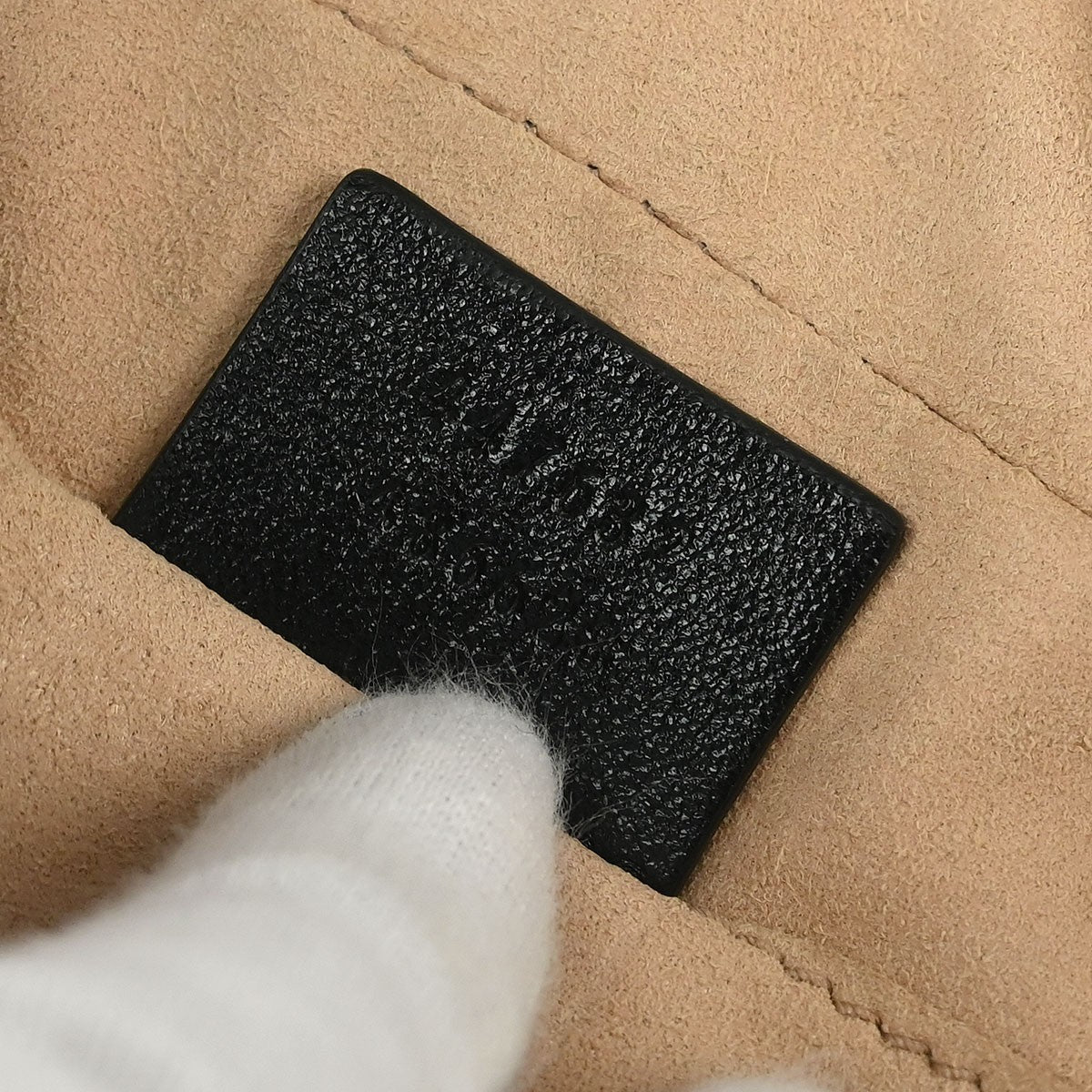 Gucci GG Marmont Shoulder Bag Diagonal Quilted GG Canvas with Leather, BEIGE, CANVAS, Shoulder bag