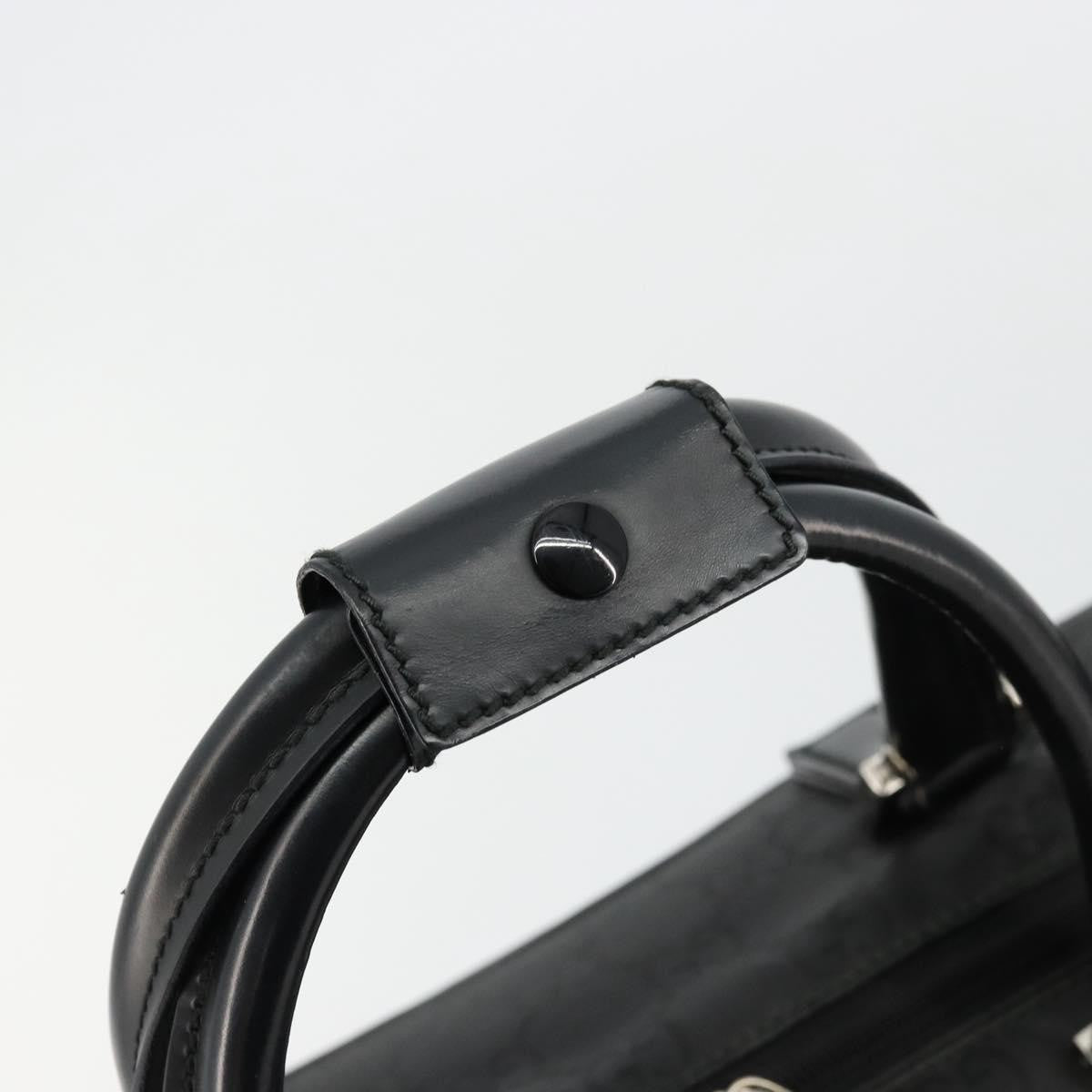 Gucci Duffle Bag Jumbo GG Embossed Leather, Black, PVC, Handbag