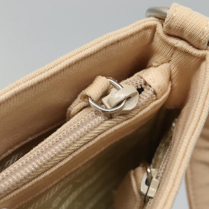 Prada Zip Messenger Canvas, BEIGE, CANVAS, Shoulder bag