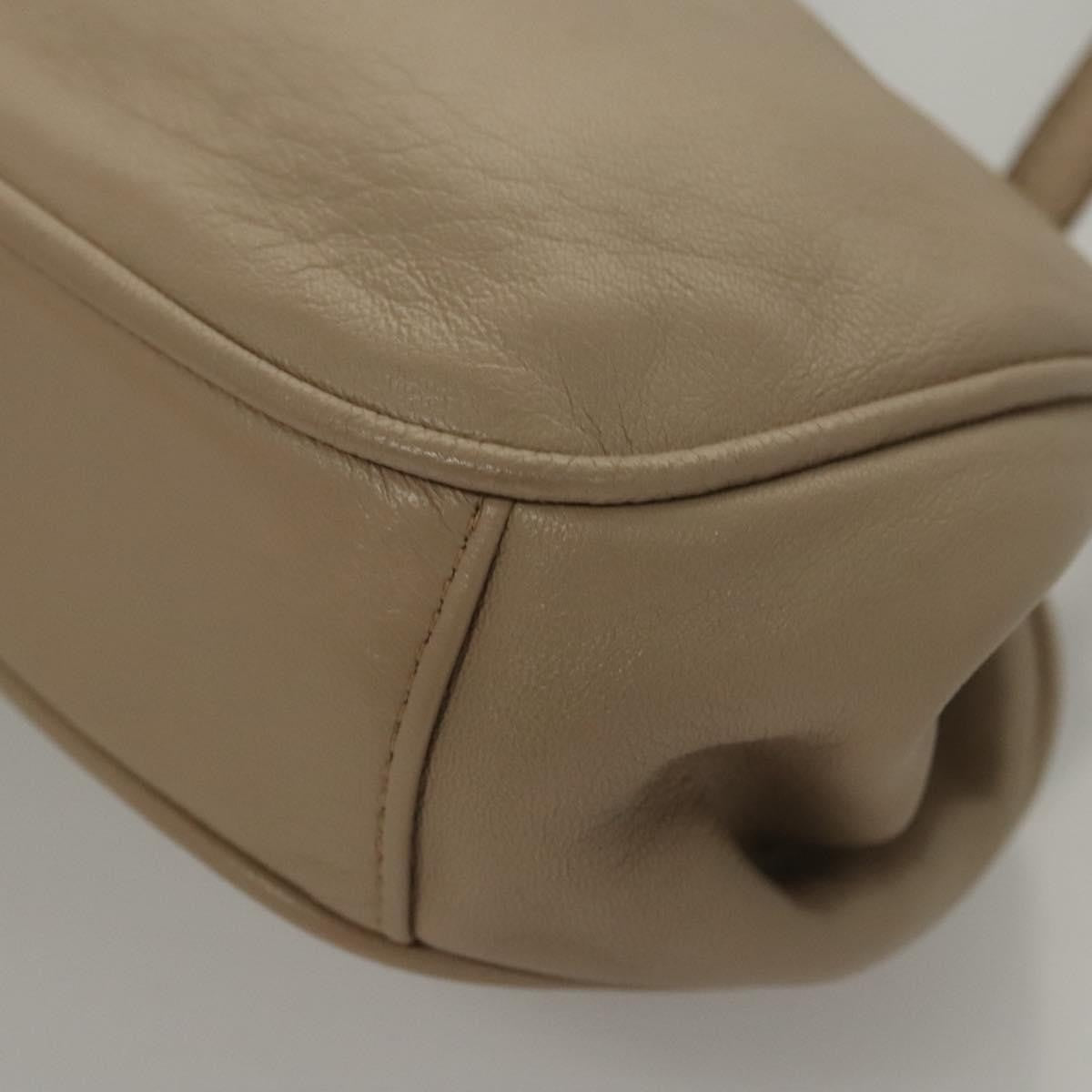 Celine Handbag Leather, BEIGE, LEATHER, Handbag