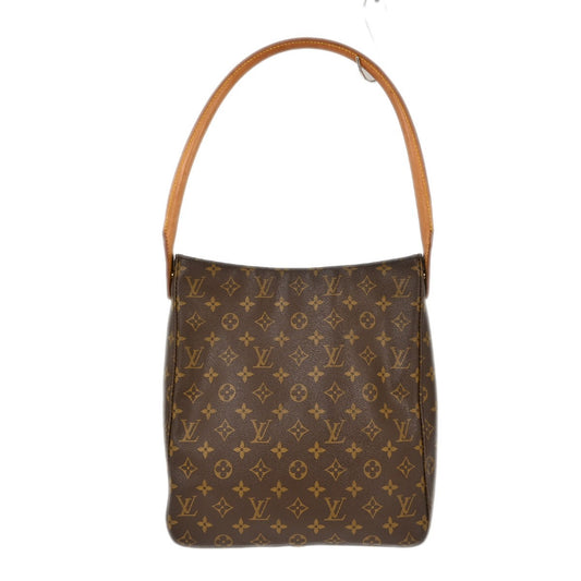 Louis Vuitton Looping Handbag Monogram Canvas, BROWN, CANVAS, Shoulder bag