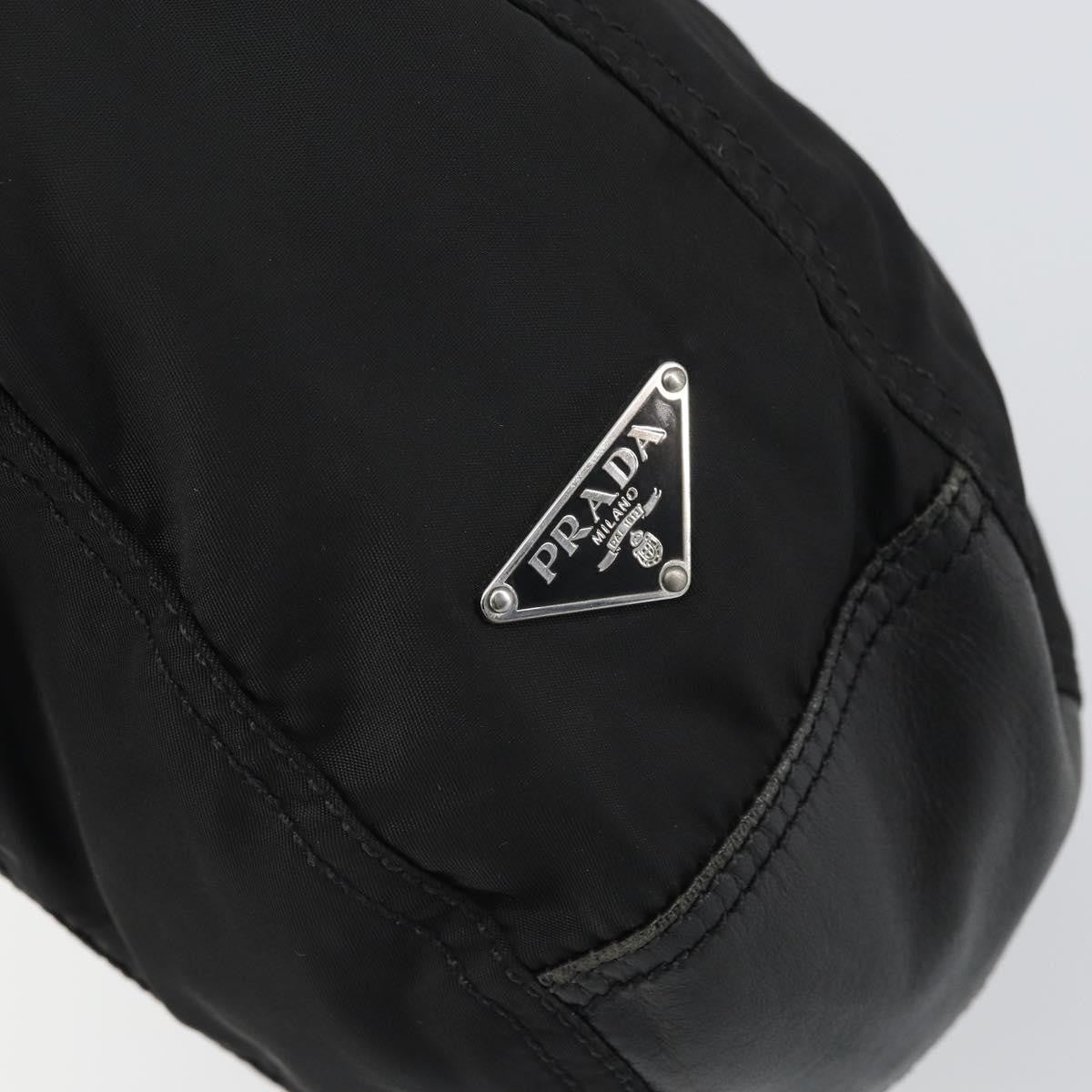Prada Vintage Shoulder Bag Tessuto, BLACK, NYLON, Shoulder bag