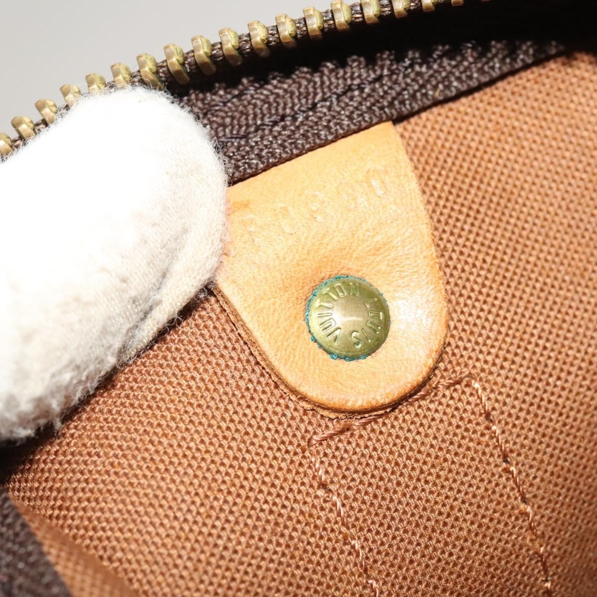 Louis Vuitton Keepall Bandouliere Bag Monogram Canvas, BROWN, CANVAS, Travel bag