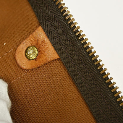 Louis Vuitton Keepall Bag Monogram Canvas, BROWN, CANVAS, Travel bag