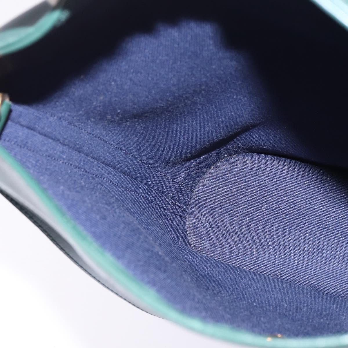 Christian Dior Vintage Trotter Crossbody Bag Canvas, GREEN, CANVAS, Shoulder bag