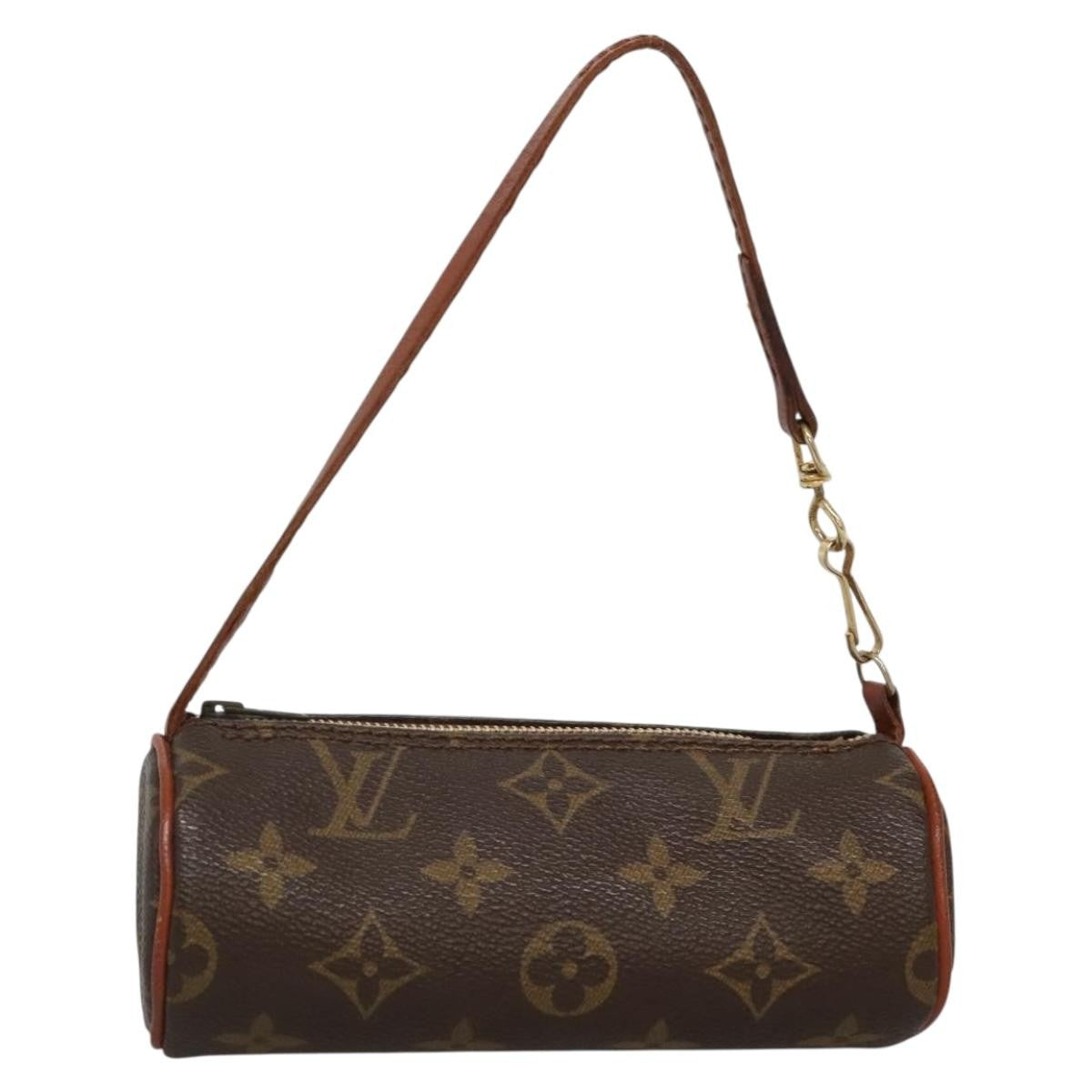 Louis Vuitton Papillon Pochette Monogram Canvas, BROWN, CANVAS, Handbag