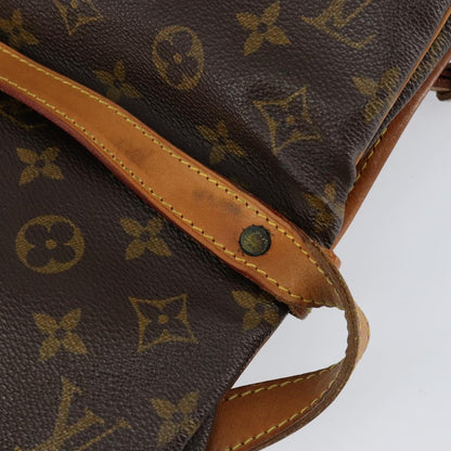Louis Vuitton Saumur Handbag Monogram Canvas, BROWN, CANVAS, Shoulder bag