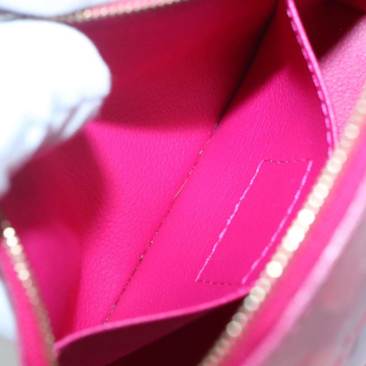 Louis Vuitton Cosmetic Case Limited Edition Monogram Vernis Ikat, PINK, PATENT_LEATHER, Toiletry Case