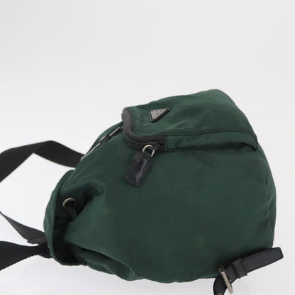 Prada Front Pocket Backpack Tessuto, GREEN, NYLON, Backpack
