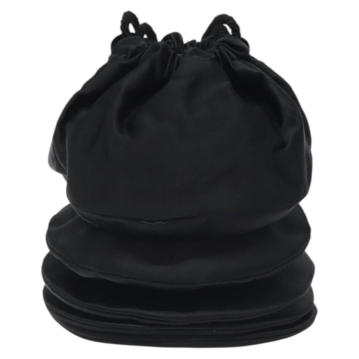 Fendi Vintage shoulderbag Satin, BLACK, SATIN, Shoulder bag