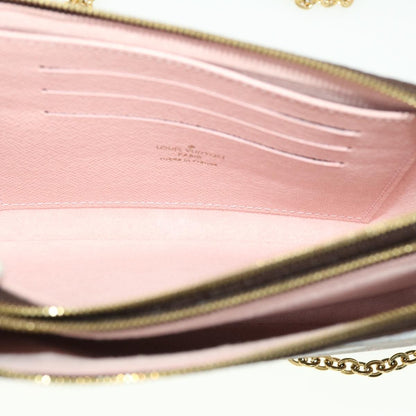 Louis Vuitton Double Zip Pochette Limited Edition Vivienne Xmas Monogram Canvas, BROWN, CANVAS, Clutche & pouche