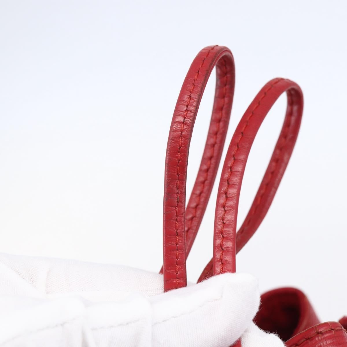 Louis Vuitton Noe Shoulder bag Leather, RED, LEATHER, Shoulder bag