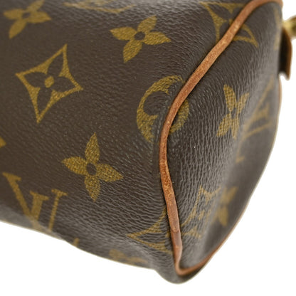 Louis Vuitton Speedy Mini HL Handbag Monogram Canvas, BROWN, CANVAS, Handbag