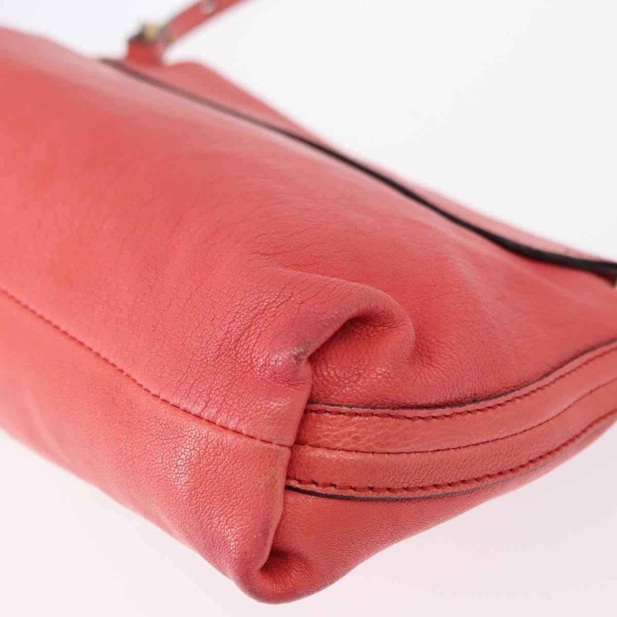 Chloe Elsie Crossbody Bag Leather, PINK, LEATHER, Shoulder bag