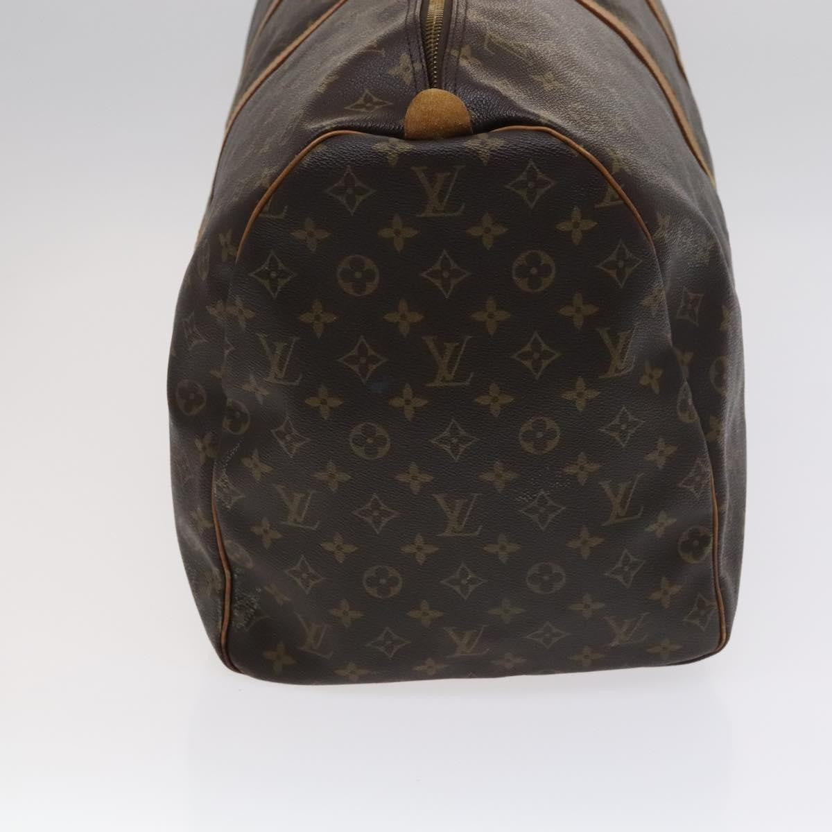 Louis Vuitton Keepall Bag Monogram Canvas, BROWN, CANVAS, Travel bag
