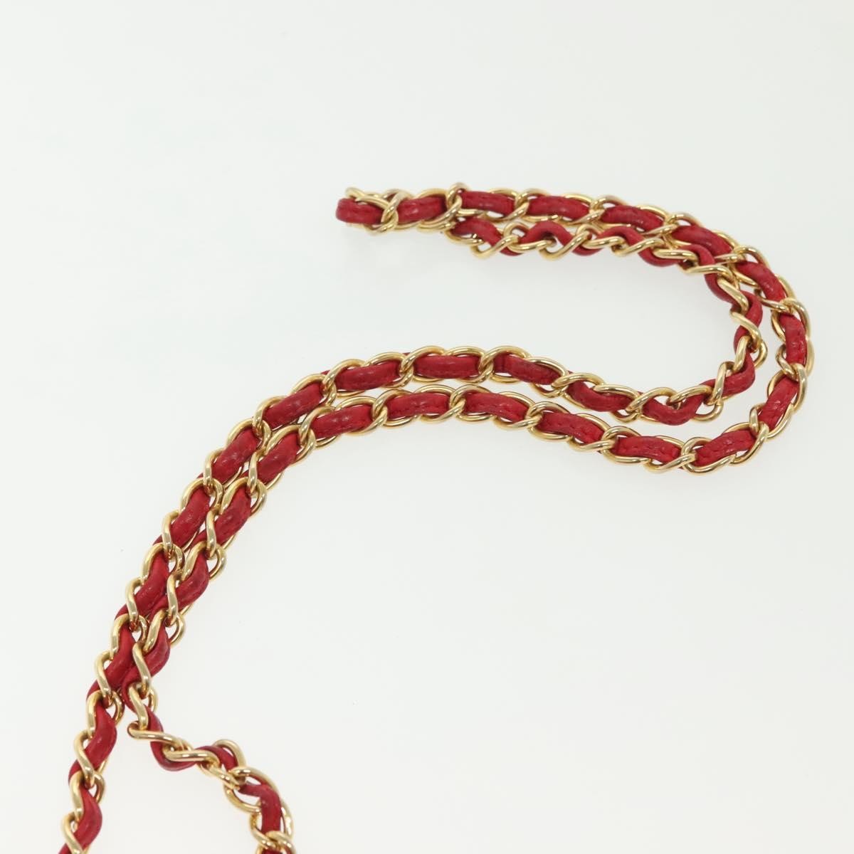 Chanel Drawstring Bucket Bag Lambskin, RED, LEATHER, Crossbody bag