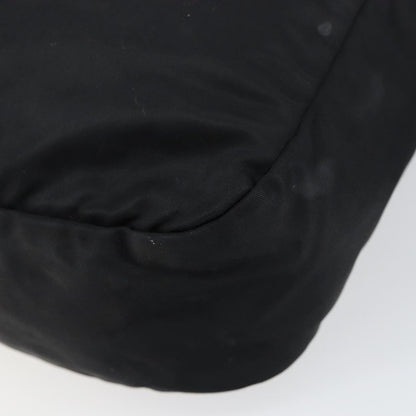 Prada Front Pocket Messenger Bag Tessuto, BLACK, NYLON, Shoulder bag