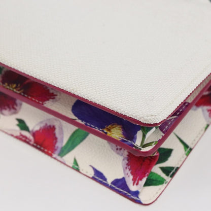 Salvatore Ferragamo Vintage Gancini Chain Shoulder Bag Canvas, MULTICOLOUR, CANVAS, Shoulder bag