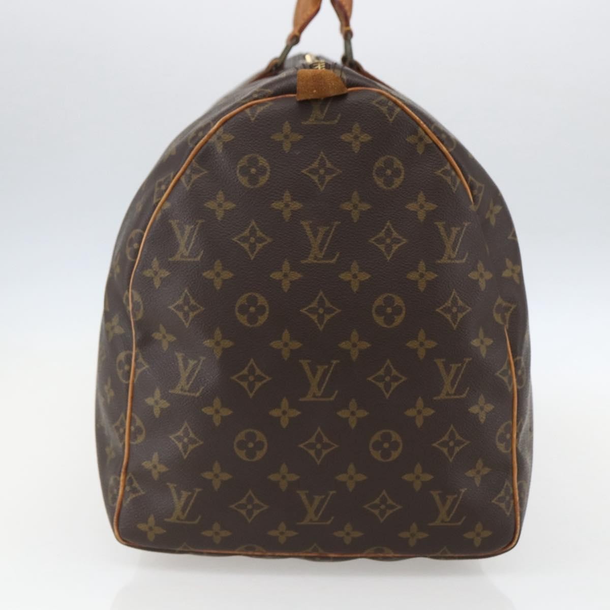 Louis Vuitton Keepall Bag Monogram Canvas, BROWN, CANVAS, Travel bag
