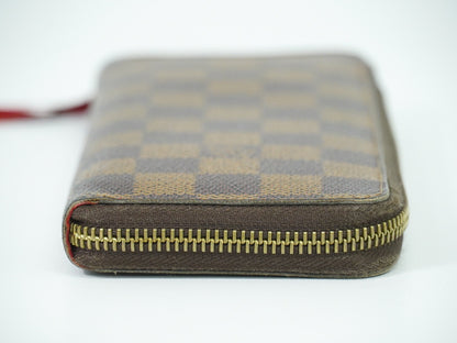Louis Vuitton Clemence Wallet Damier, BROWN, CANVAS, Wallets