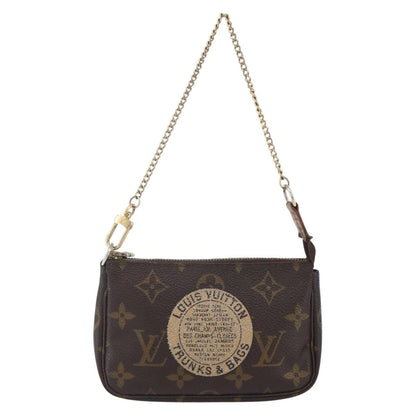 Louis Vuitton Pochette Accessoires Limited Edition Monogram Canvas, BROWN, CANVAS, Clutche & pouche