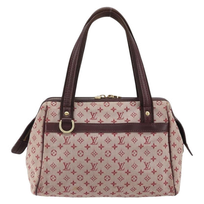 Louis Vuitton Josephine Handbag Mini Lin, RED, CANVAS, Handbag