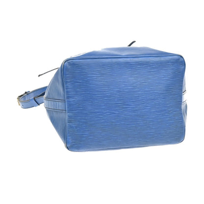 Louis Vuitton Petit Noe Handbag Epi Leather, BLUE, LEATHER, Shoulder bag