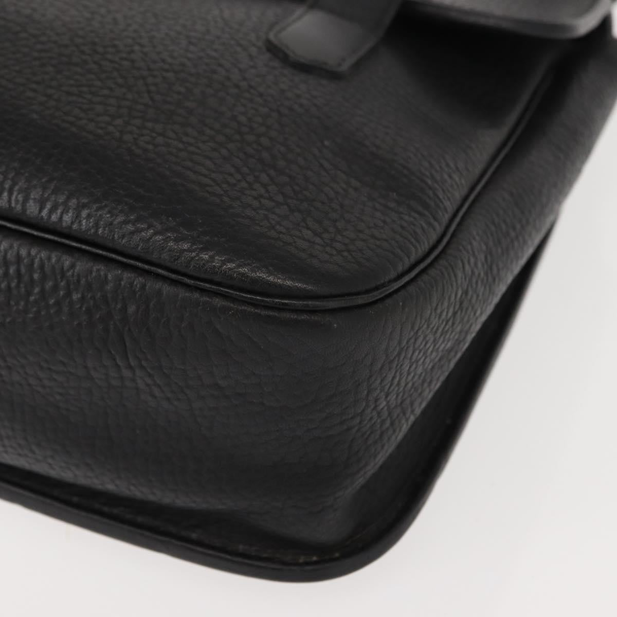 Christian Dior Vintage CD Handbag Leather, BLACK, LEATHER, Handbag