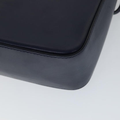 Salvatore Ferragamo Tassel Gancini Lock Flap Shoulder Bag Leather, NAVY, LEATHER, Shoulder bag