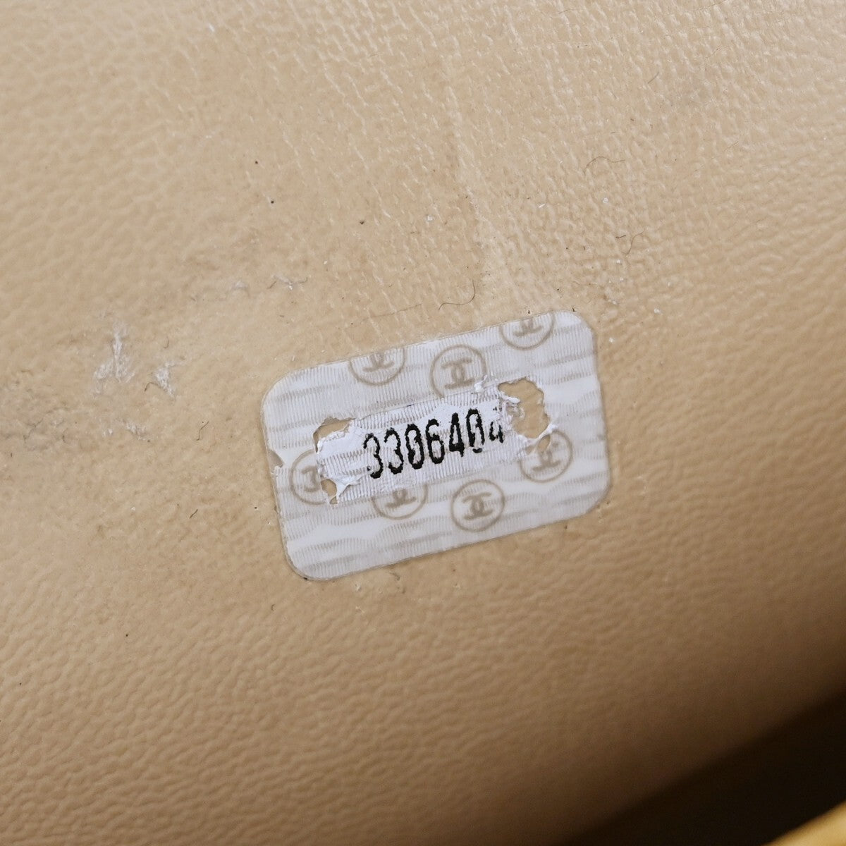 Chanel Vintage CC Front Pocket shoulder Bag Calfskin Leather, BEIGE, CALFSKIN, Shoulder bag