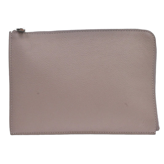 Louis Vuitton Zip Around Pochette Jour Leather, Beige, Leather, Clutch