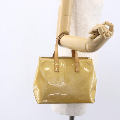Louis Vuitton Reade Handbag Monogram Vernis, BEIGE, PATENT_LEATHER, Handbag