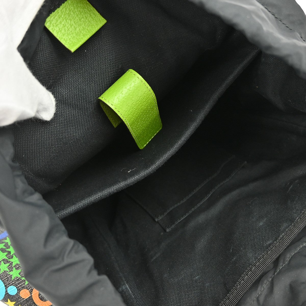 Gucci Double Pocket Belt Backpack Psychedelic Print GG Coated Canvas, MULTICOLOUR, CANVAS, Backpack