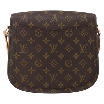 Louis Vuitton Saint Cloud Handbag Monogram Canvas, BROWN, CANVAS, Shoulder bag