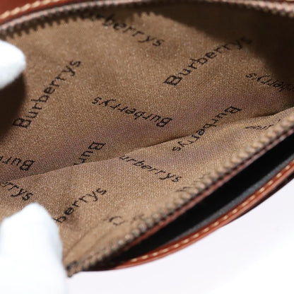 Burberry Nova check Pochette Canvas, BEIGE, CANVAS, Clutche & pouche