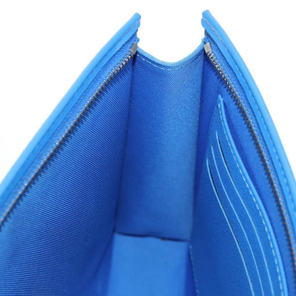 Louis Vuitton Pochette Voyage Limited Edition Monogram Clouds, BLUE, PVC, Clutche & pouche