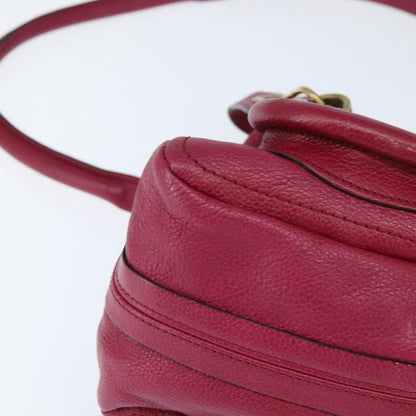 Chloe Paraty Top Handle Bag Leather, PINK, LEATHER, Handbag
