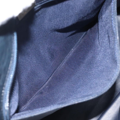 Bally Vintage Shoulder Bag Leather, NAVY, LEATHER, Shoulder bag