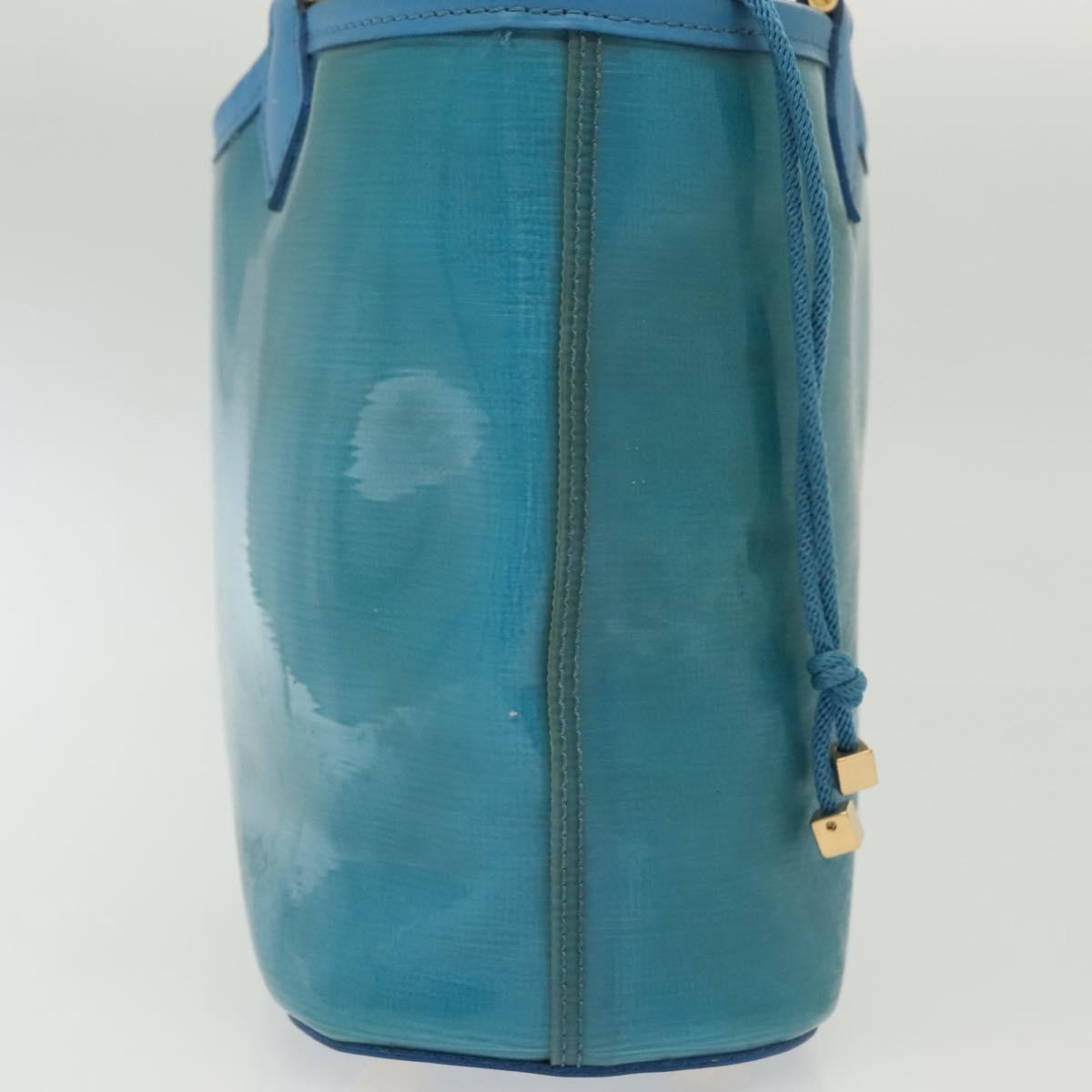 Louis Vuitton Plage Lagoon Bay Handbag Vinyl Epi Leather, BLUE, LEATHER, Handbag