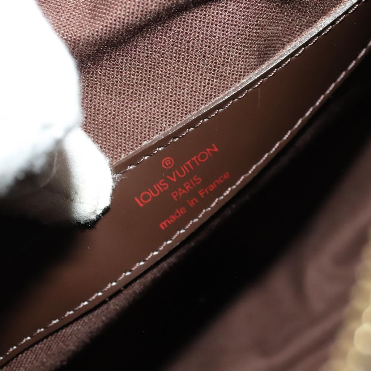 Louis Vuitton Naviglio Handbag Damier, BROWN, CANVAS, Shoulder bag