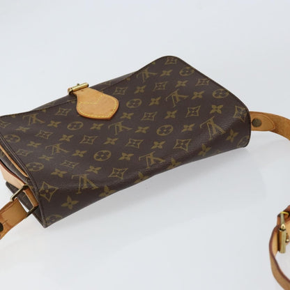 Louis Vuitton Cartouchiere Handbag Monogram Canvas, BROWN, CANVAS, Shoulder bag