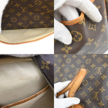 Louis Vuitton Deauville Handbag Monogram Canvas, BROWN, CANVAS, Handbag
