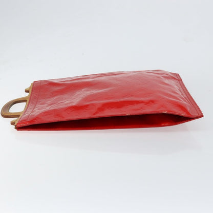 Louis Vuitton Stanton Handbag Monogram Vernis, RED, PATENT_LEATHER, Tote bag