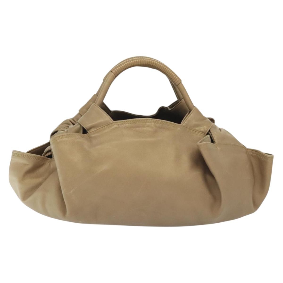 Loewe Anagram Logo Nappa Aire Hand Bag Leather, BEIGE, LEATHER, Handbag