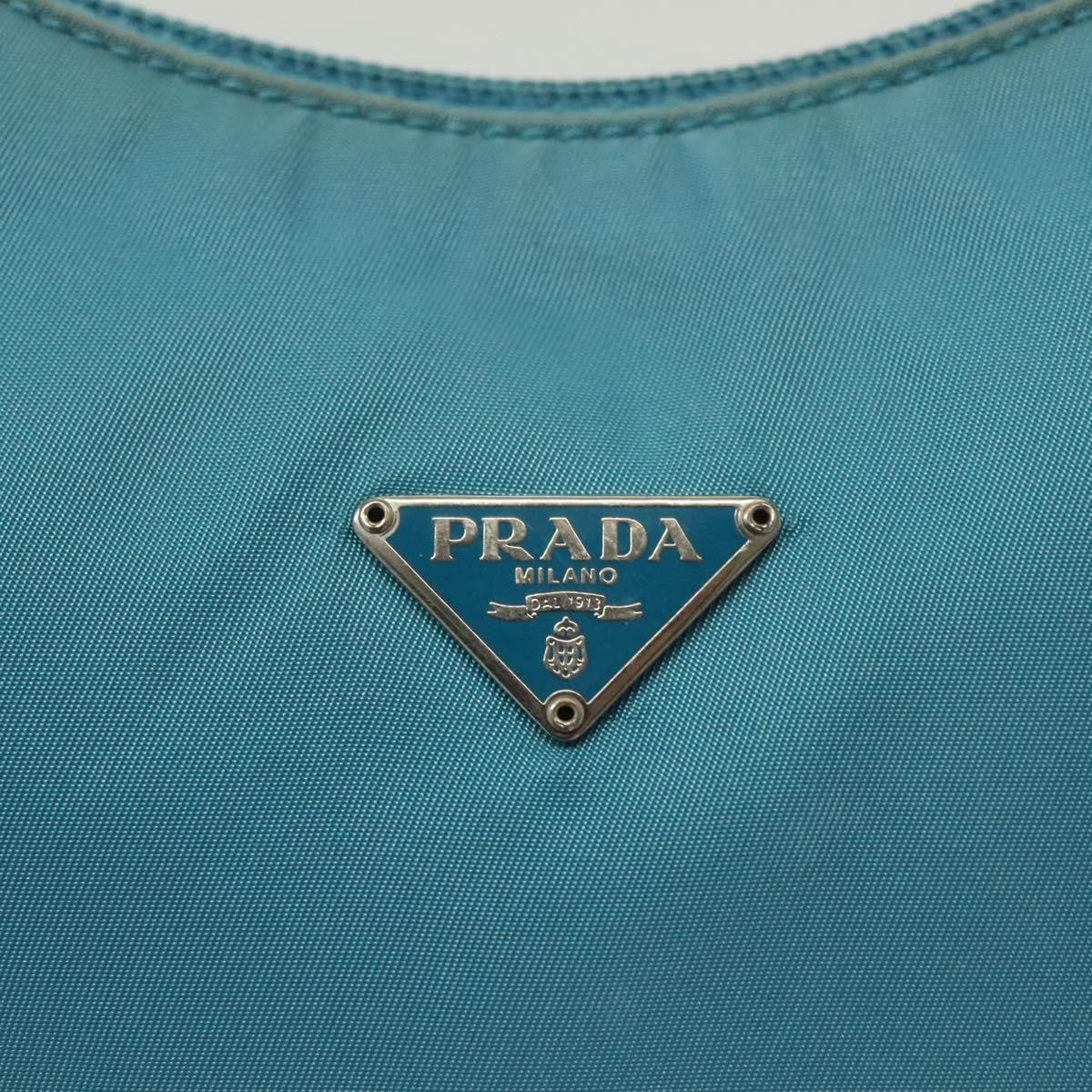 Prada Hobo Tessuto, BLUE, NYLON, Handbag